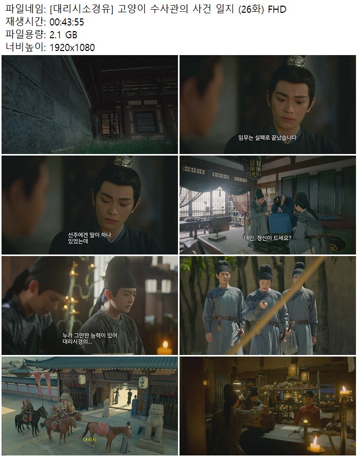 [대리시소경유] 고양이 수사관의 사건 일지 (26화) FHD