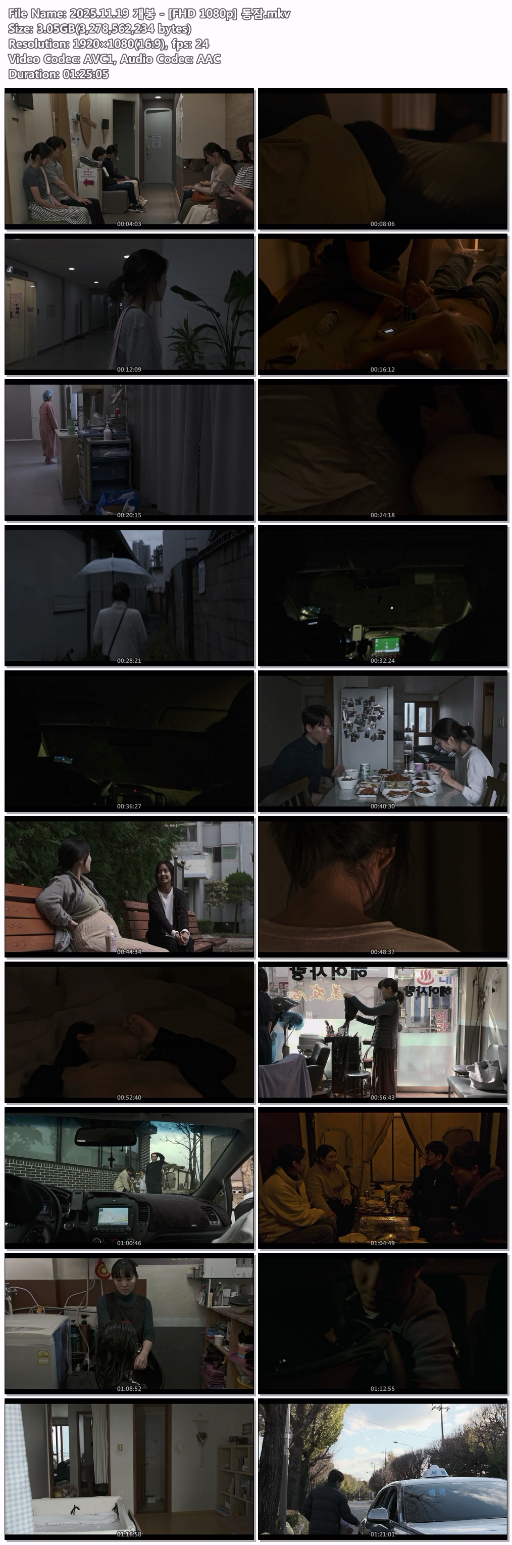 2025.11.19 개봉 - [FHD 1080p] 통잠