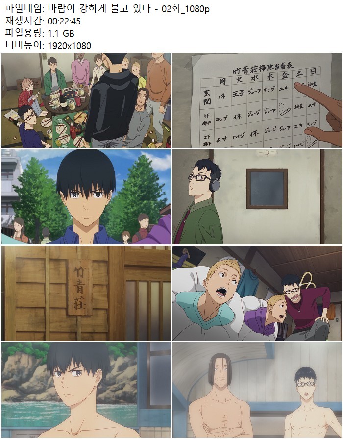 바람이 강하게 불고 있다 - 02화_1080p
