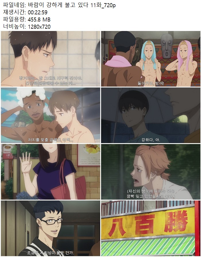바람이 강하게 불고 있다 11화_720p
