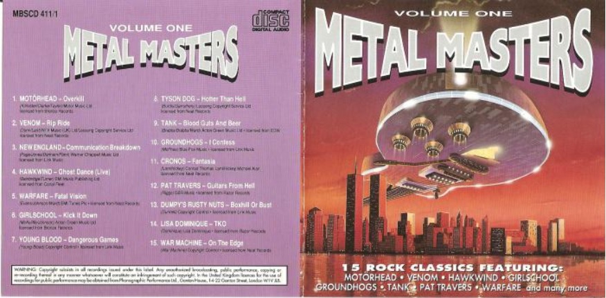 Various Artists [1993 Metal Masters (4CD)] (FLAC)