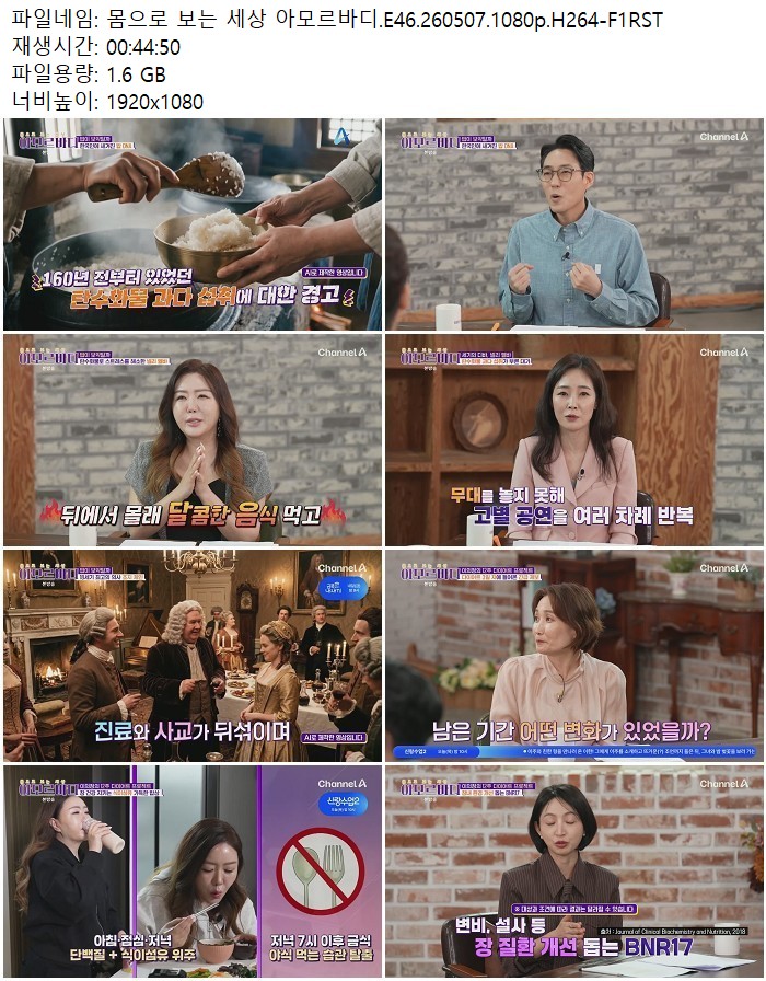 몸으로 보는 세상 아모르바디.E46.260507.1080p.H264