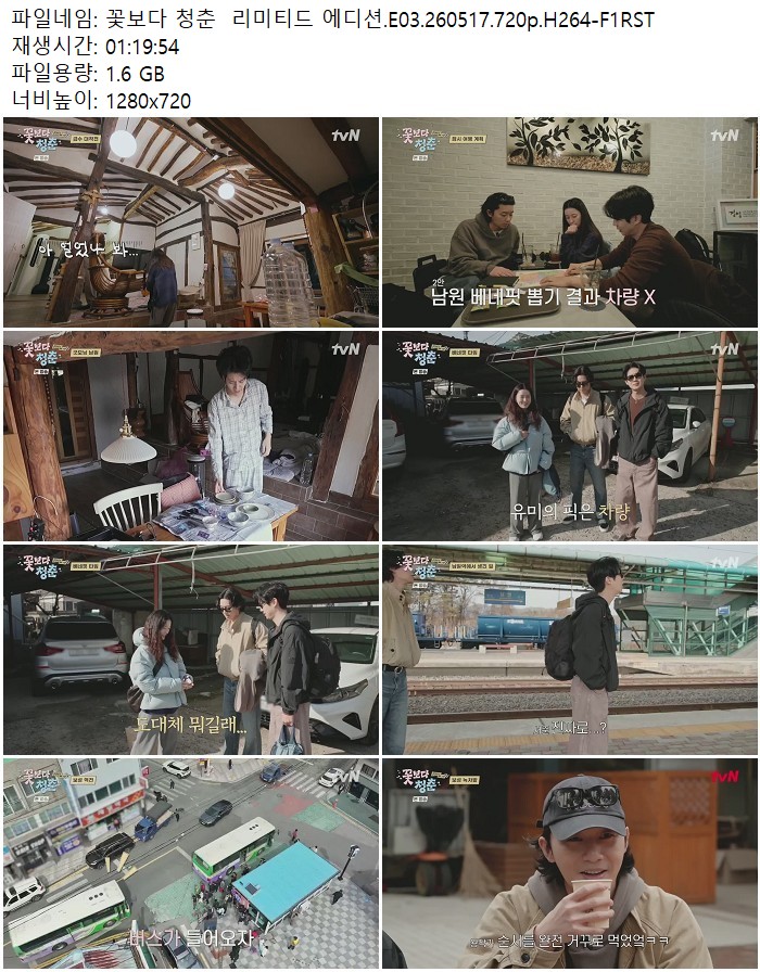 꽃보다 청춘  리미티드 에디션.E03.260517.720p.H264