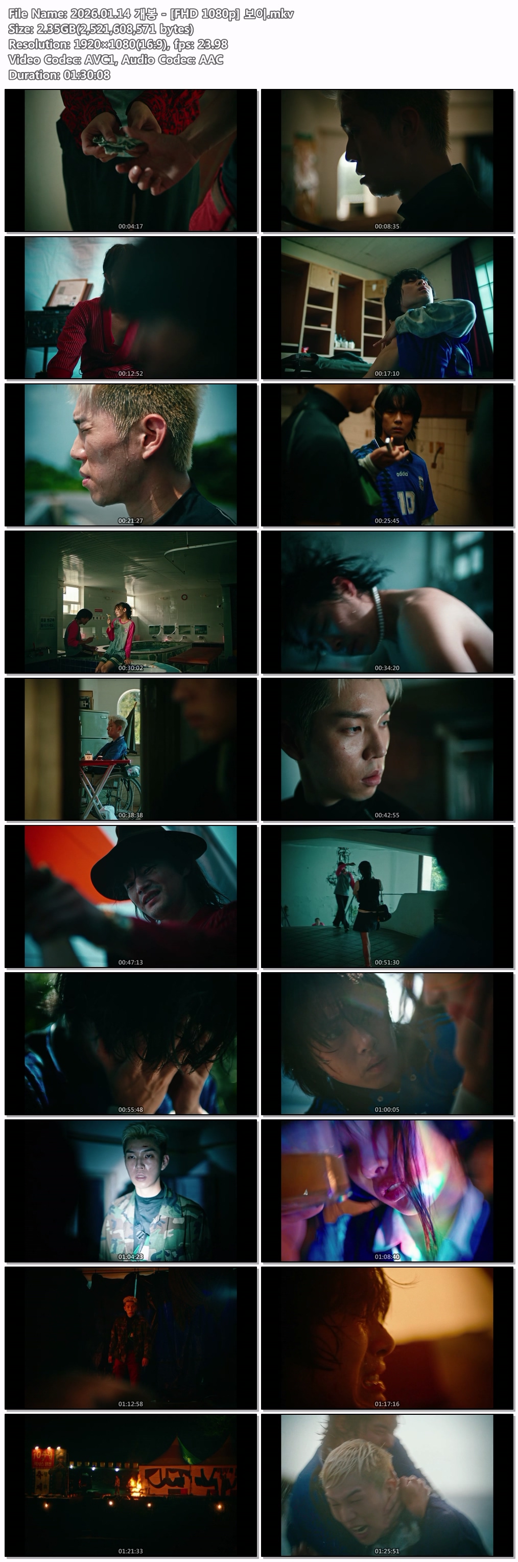 2026.01.14 개봉 - [FHD 1080p] 보이