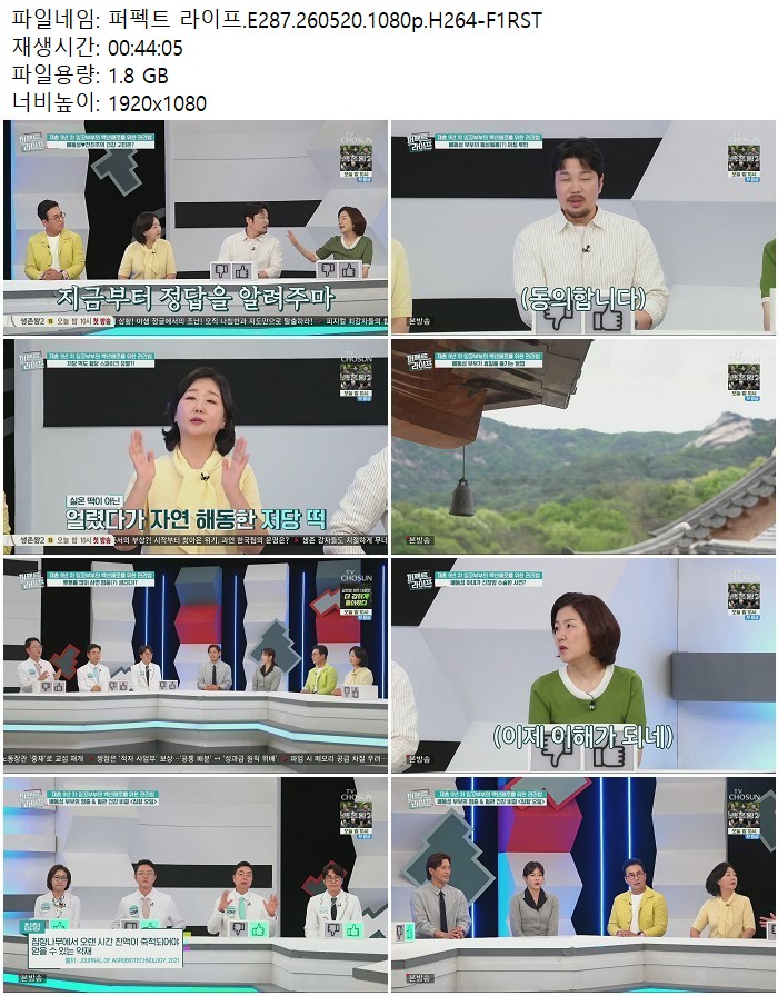 퍼펙트 라이프.E287.260520.1080p.H264 05.20