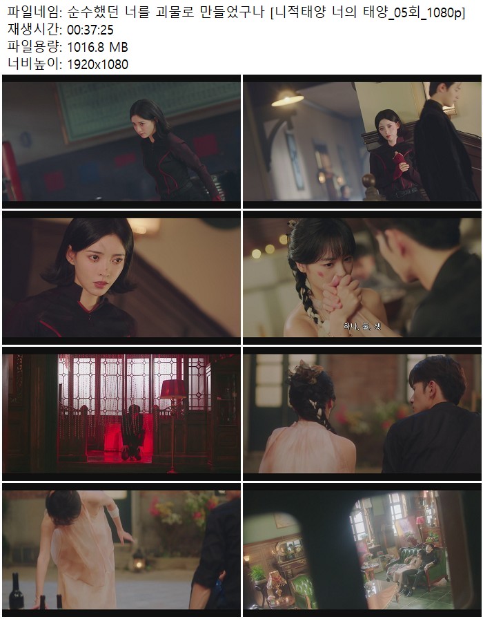 순수했던 너를 괴물로 만들었구나 [니적태양 너의 태양_05회_1080p]