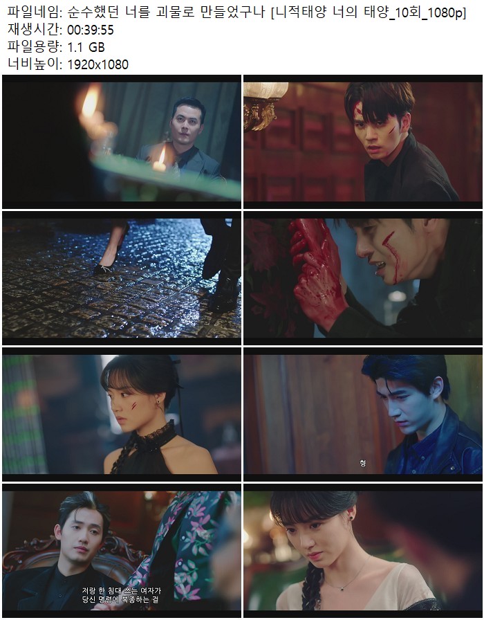 순수했던 너를 괴물로 만들었구나 [니적태양 너의 태양_10회_1080p]