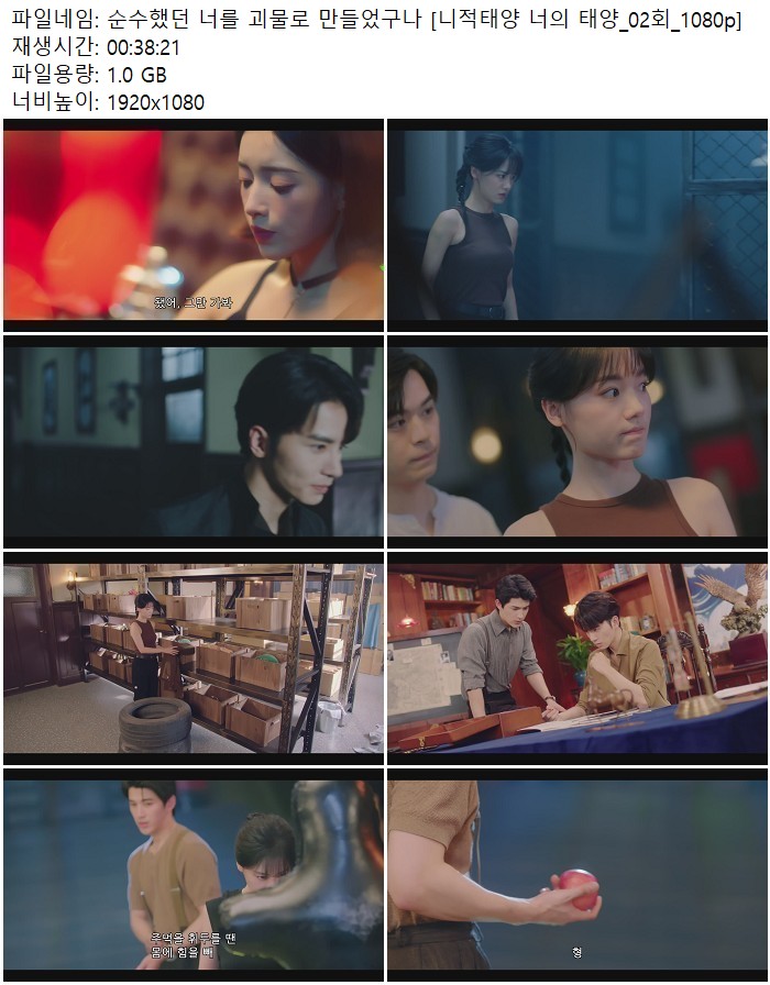 순수했던 너를 괴물로 만들었구나 [니적태양 너의 태양_02회_1080p]