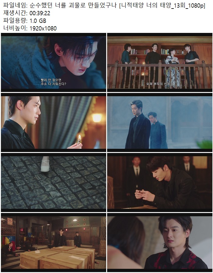 순수했던 너를 괴물로 만들었구나 [니적태양 너의 태양_13회_1080p]