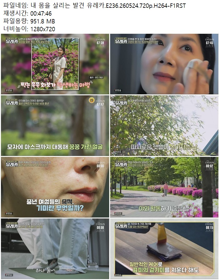 내 몸을 살리는 발견 유레카.E236.260524.720p.H264