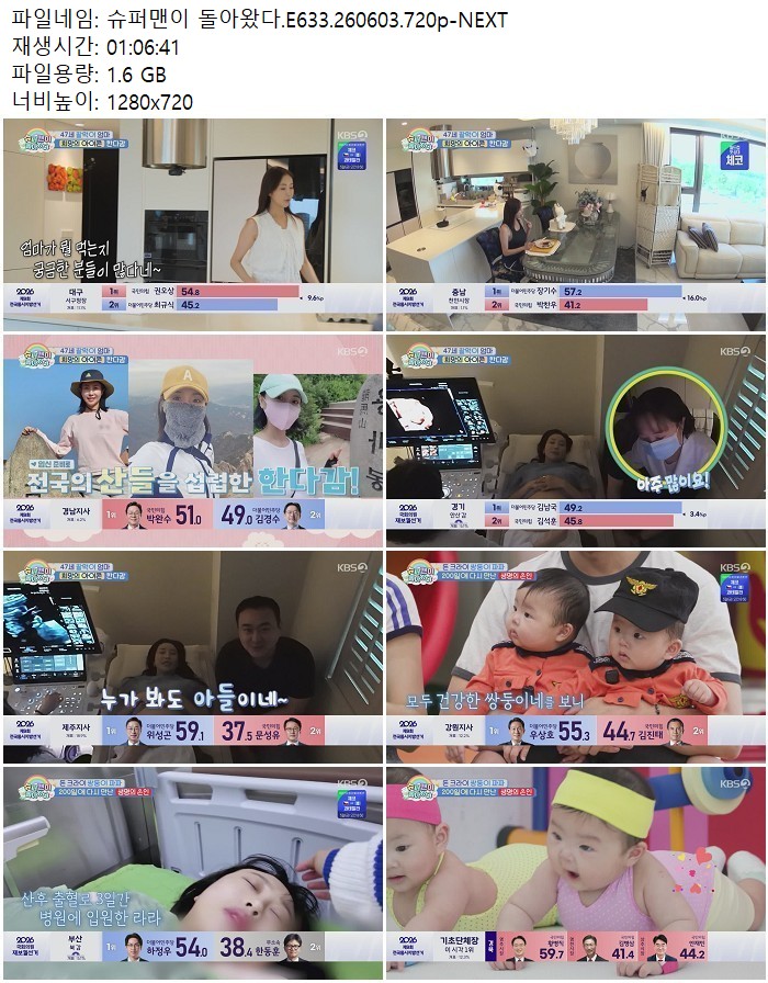 슈퍼맨이 돌아왔다.E633.260603.720p-NEXT