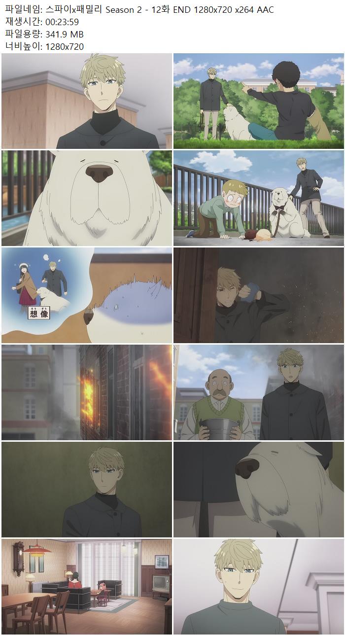 스파이x패밀리 Season 2 - 12화 END TX 1280x720 x264 AAC