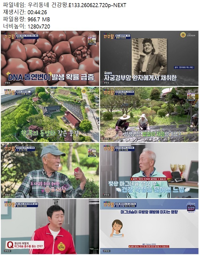 우리동네 건강왕.E133.260622.720p-NEXT