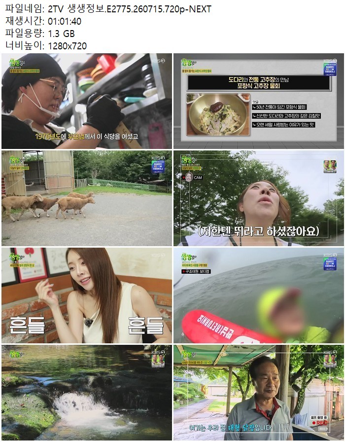 2TV 생생정보.E2775.260715.720p-NEXT