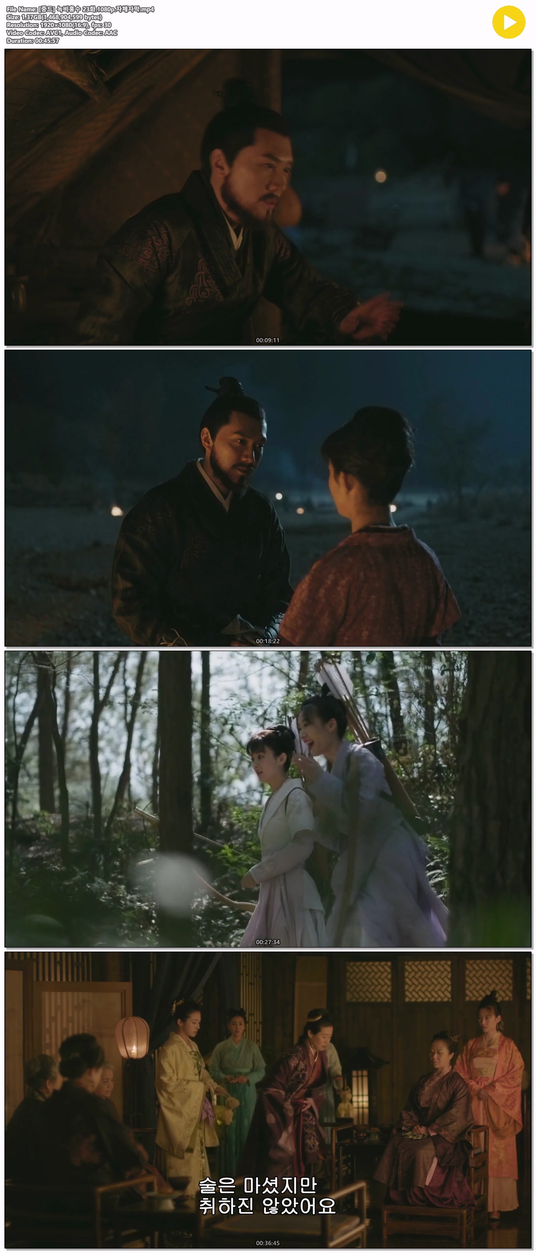 [중드] 녹비홍수 23화.1080p.자체자막