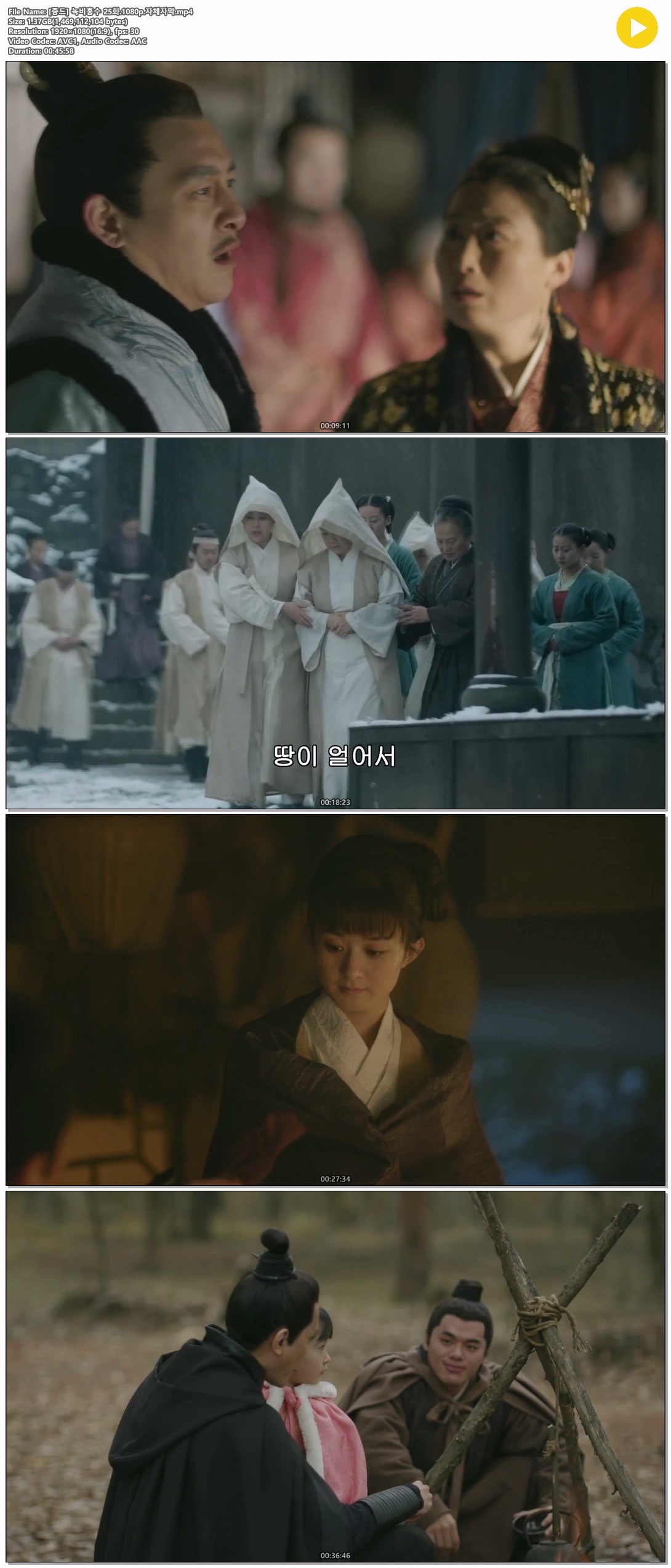 [중드] 녹비홍수 25화.1080p.자체자막