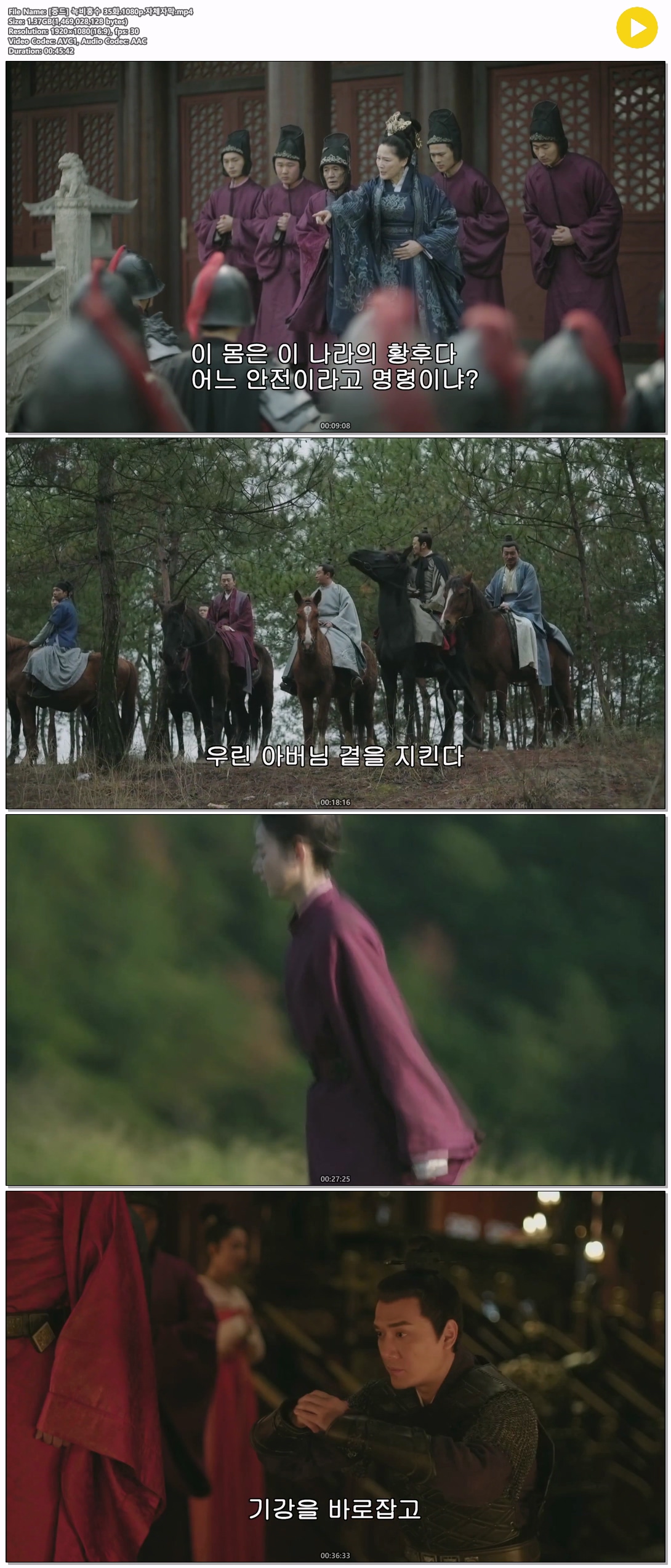 [중드] 녹비홍수 35화.1080p.자체자막