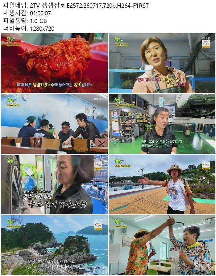 2TV 생생정보.E2572.260717.720p.H264