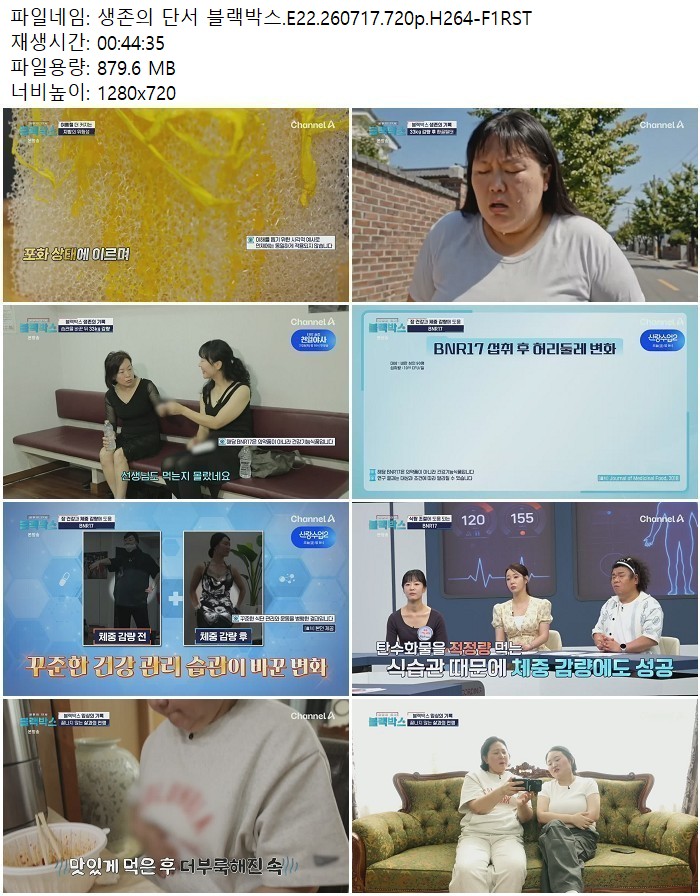 생존의 단서 블랙박스.E22.260717.720p.H264