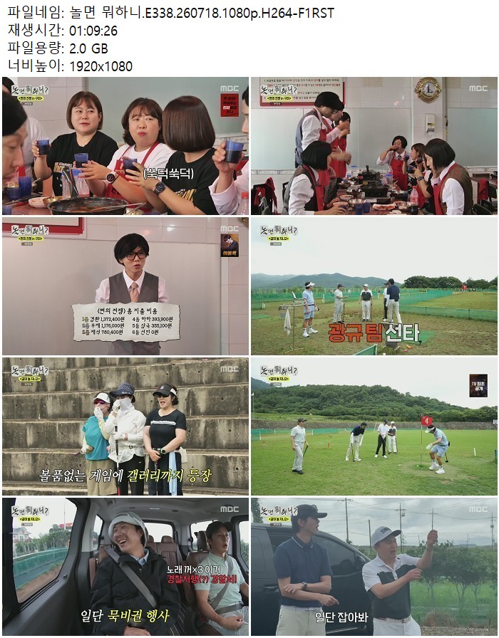 놀면 뭐하니.E338.260718.1080p.H264