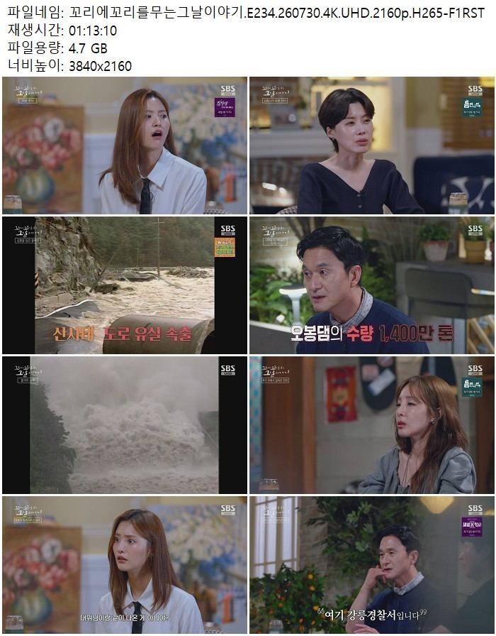 꼬리에꼬리를무는그날이야기.E234.260730.4K.UHD.2160p.H265