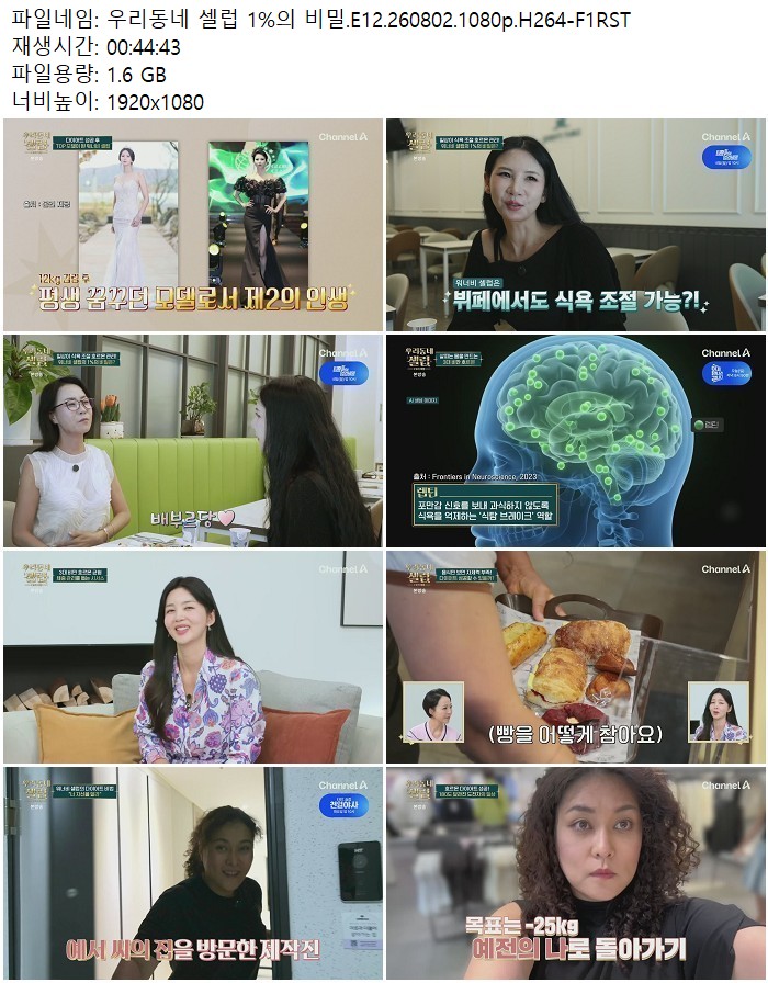 우리동네 셀럽 1%의 비밀.E12.260802.1080p.H264