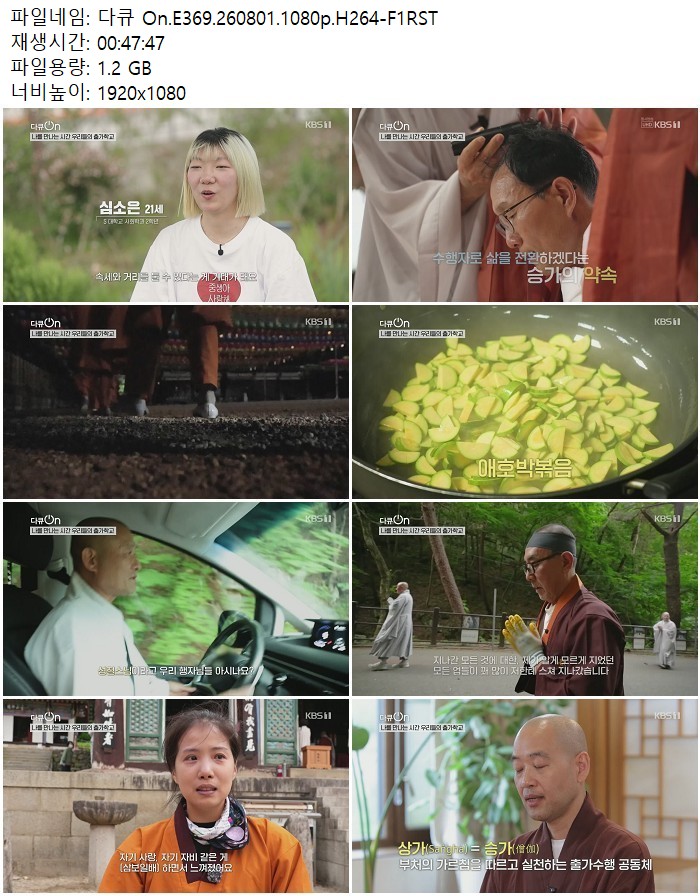 다큐 On.E369.260801.1080p.H264