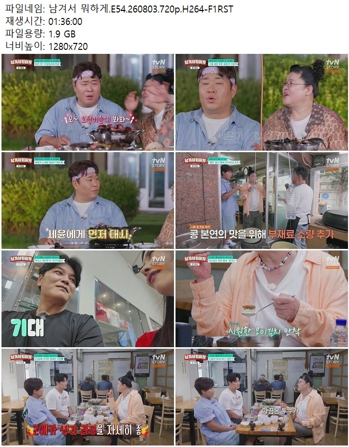 남겨서 뭐하게.E54.260803.720p.H264