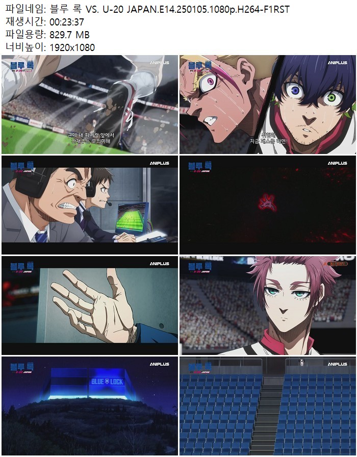 블루 록 VS. U-20 JAPAN.E14.250105.1080p.H264