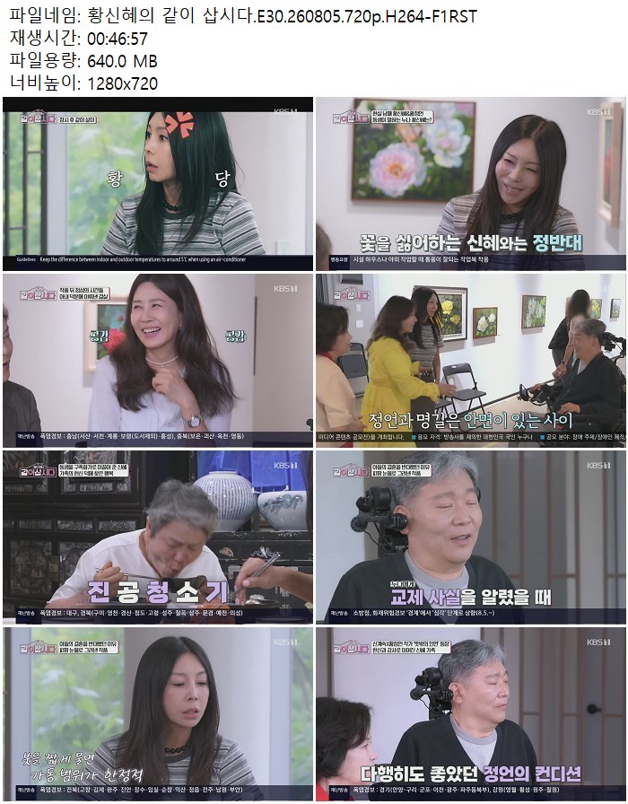 황신혜의 같이 삽시다.E30.260805.720p.H264