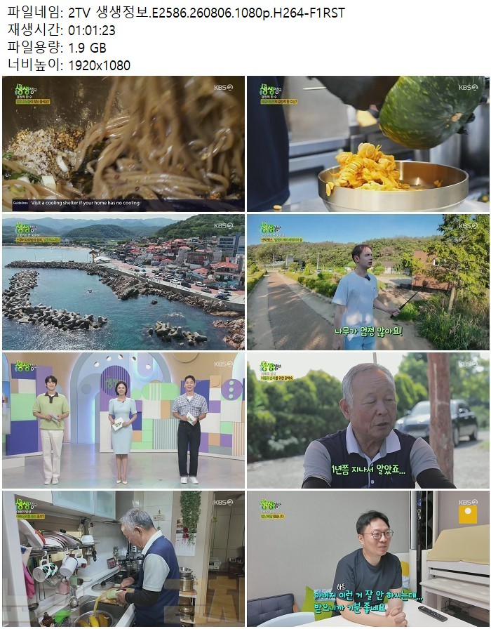 2TV 생생정보.E2586.260806.1080p.H264