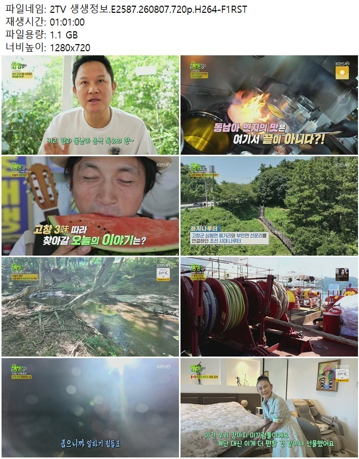 2TV 생생정보.E2587.260807.720p.H264