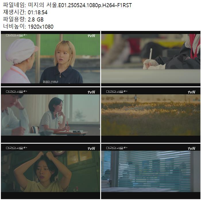 미지의 서울.E01.250524.1080p.H264-F1RST