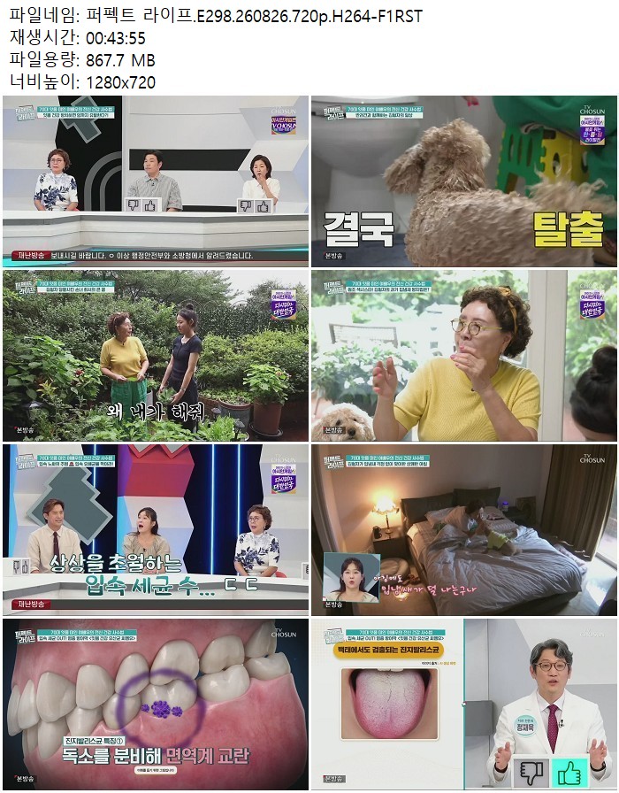 퍼펙트 라이프.E298.260826.720p.H264-F1RST