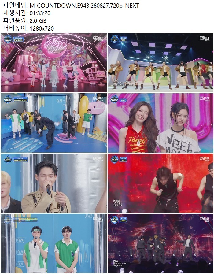 M COUNTDOWN.E943.260827.720p-NEXT