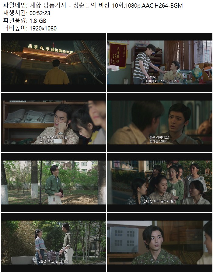 계항 당풍기시 - 청춘들의 비상 10화.1080p.AAC.H264-BGM