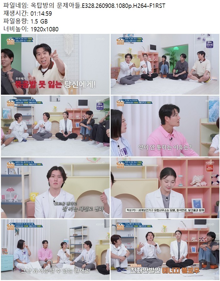 옥탑방의 문제아들.E328.260908.1080p.H264-F1RST