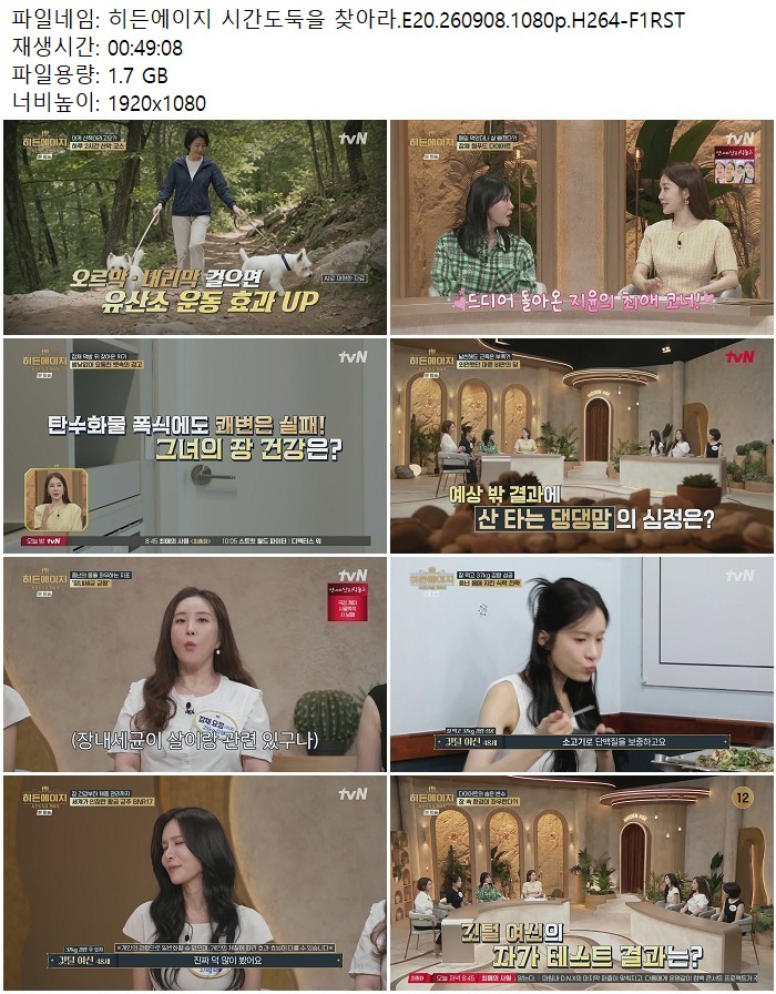 히든에이지 시간도둑을 찾아라.E20.260908.1080p.H264-F1RST