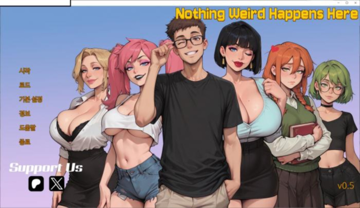 [한글.렌파이.남주.NTR.Ai.업뎃]Nothing Weird Happens Here 0.56...