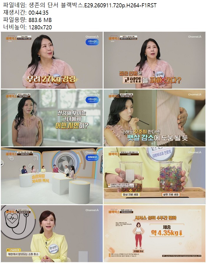 생존의 단서 블랙박스.E29.260911.720p.H264