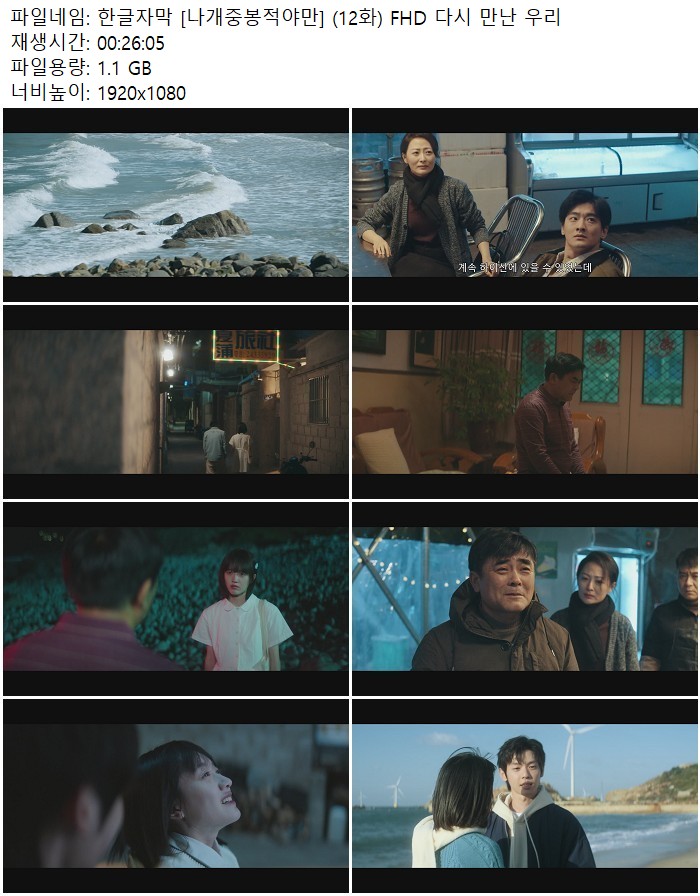 한글자막 [나개중봉적야만] (12화) FHD 다시 만난 우리