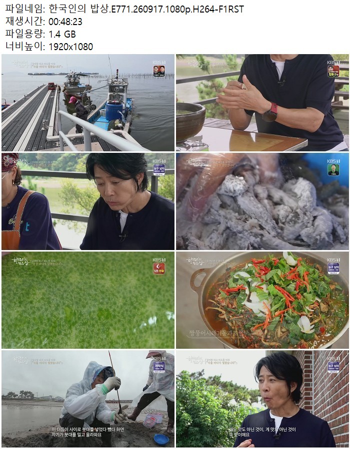 한국인의 밥상.E771.260917.1080p.H264