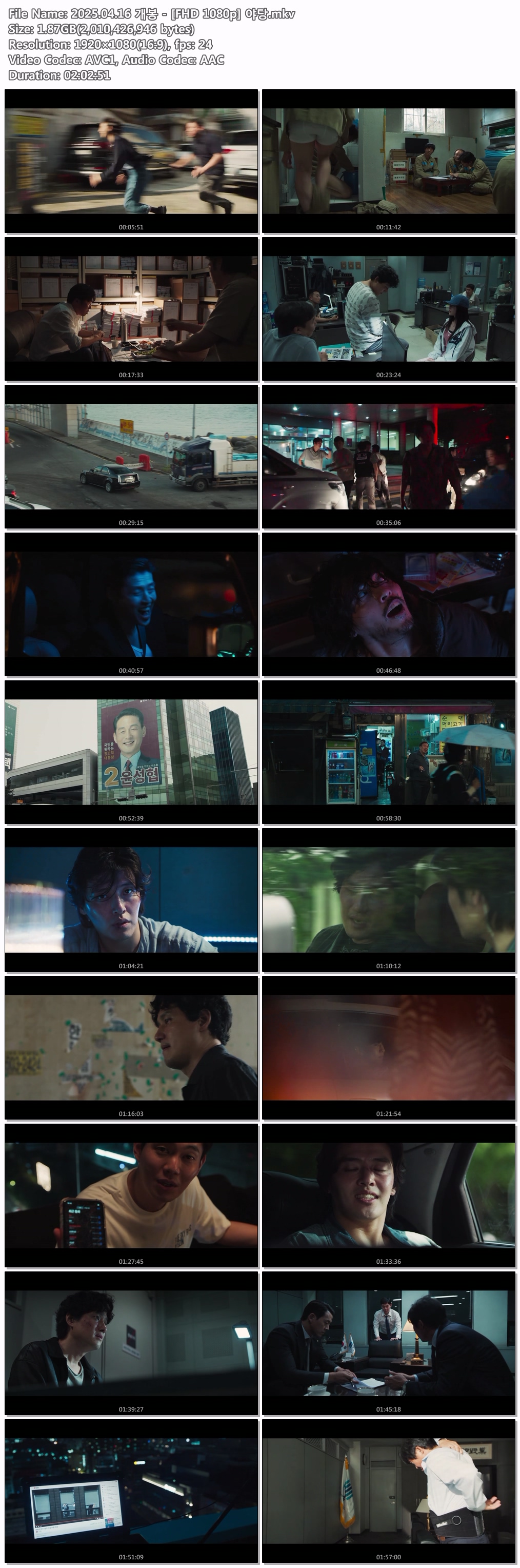 2025.04.16 개봉 - [FHD 1080p] 야당