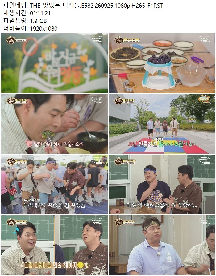 THE 맛있는 녀석들.E582.260925.1080p.H265