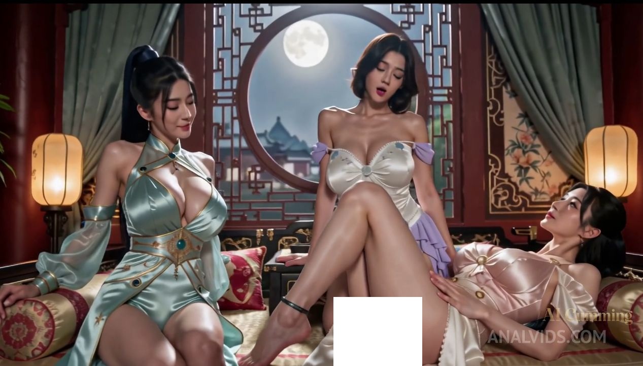 [AI 고퀄 가림x] 후궁들과 즐기는 황제