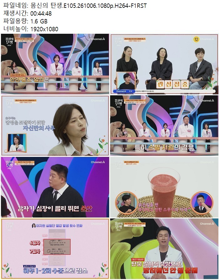 몸신의 탄생.E105.261006.1080p.H264
