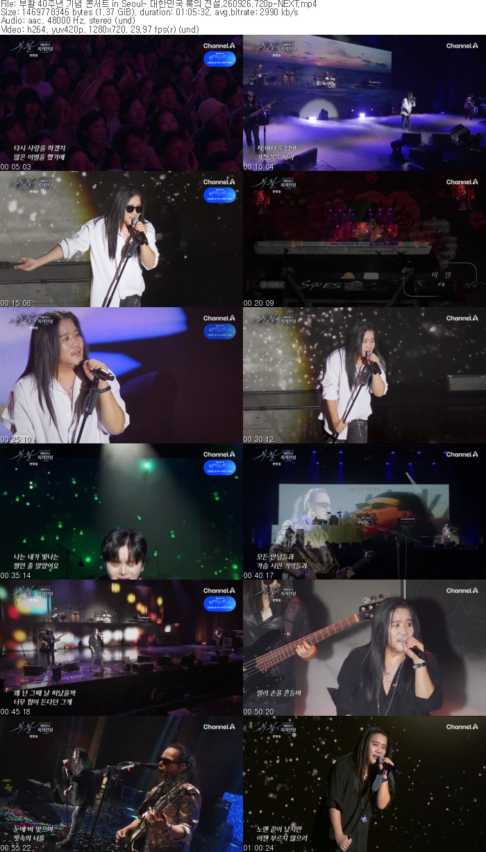 부활 40주년 기념 콘서트 in Seoul- 대한민국 록의 전설.260926.72..