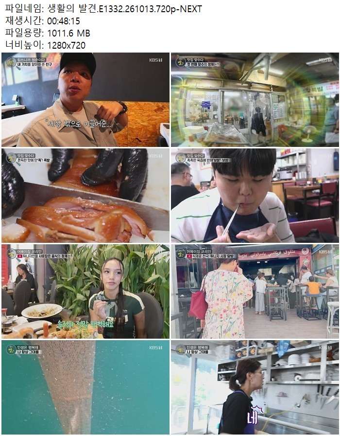 생활의 발견.E1332.261013.720p-NEXT