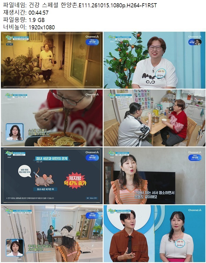 건강 스페셜 한양촌.E111.261015.1080p.H264