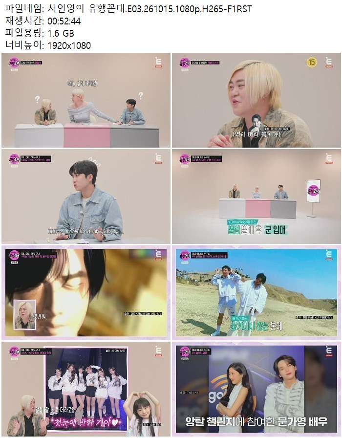 서인영의 유행꼰대.E03.261015.1080p.H265